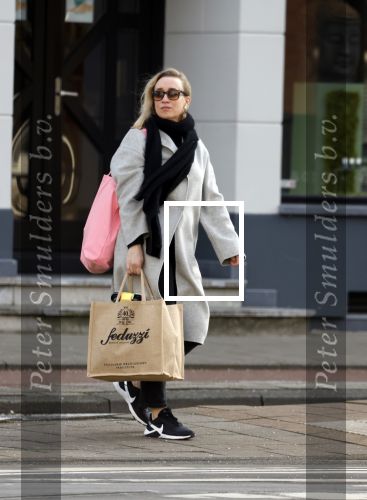 Amsterdam 12 februari 2022
Eva Jinek doet boodschappen in Amsterdam zuid.
