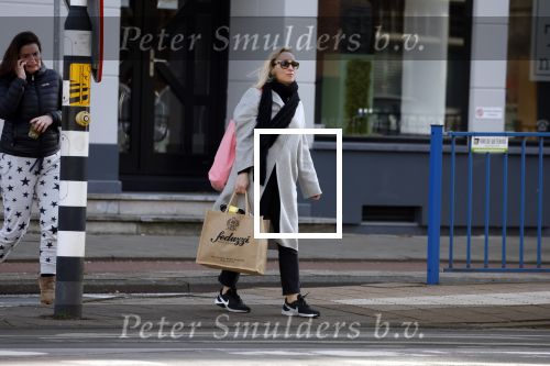 Amsterdam 12 februari 2022
Eva Jinek doet boodschappen in Amsterdam zuid.