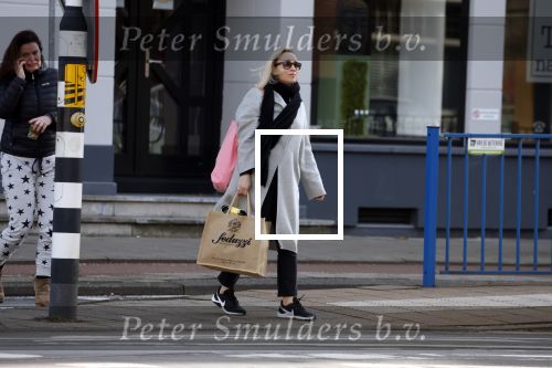 Amsterdam 12 februari 2022
Eva Jinek doet boodschappen in Amsterdam zuid.