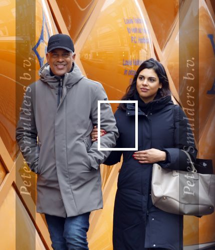 Amsterdam 25 januari 2022
Frank Rijkaard met zijn dochter Lindsay op de pc hooftstraat.