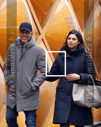 Amsterdam 25 januari 2022
Frank Rijkaard met zijn dochter Lindsay op de pc hooftstraat.
