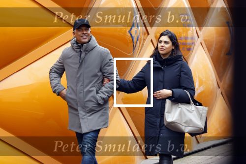 Amsterdam 25 januari 2022
Frank Rijkaard met zijn dochter Lindsay op de pc hooftstraat.