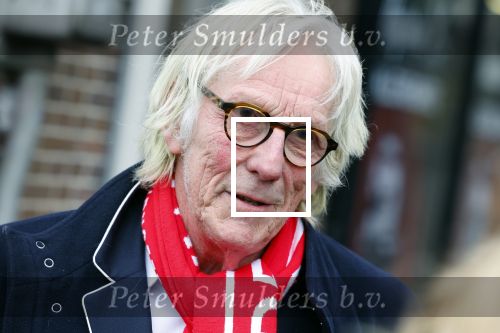 Amsterdam 19 januari 2022
Cabaretiers Bert Visscher en Jochem Myer tijdens de landelijke protestactie Kapsalon Theater in de Kleine Komedie. De cultuursector komt in actie tegen de coronamaatregelen. Tientallen theaters in heel Nederland  zijn omgebouwd tot een kapsalon. Freek de Jonge kwam met zijn vrouw