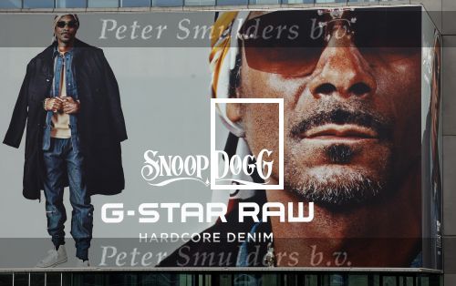 Amsterdam 23 januari 2022
GSTAR RAW reclame met Snoop dog reclame bij A1