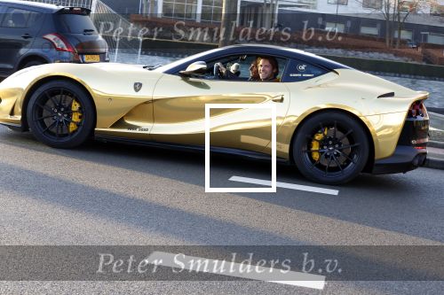 Hilversum 10 januari 2021
Giel d Winter en Thomas v d Vlugt in de gouden ferrari van Joel Beukers