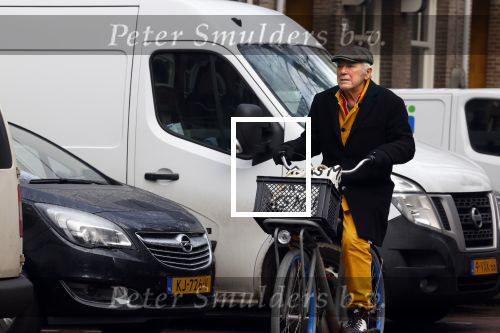 Amsterdam 12 januari 2022
Hans Dagelet op de fiets in Amsterdam zuid.