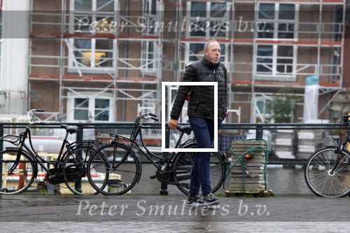 Amsterdam 19 januari 2022
Harry Piekema op straat in het centrum van Amsterdam.
