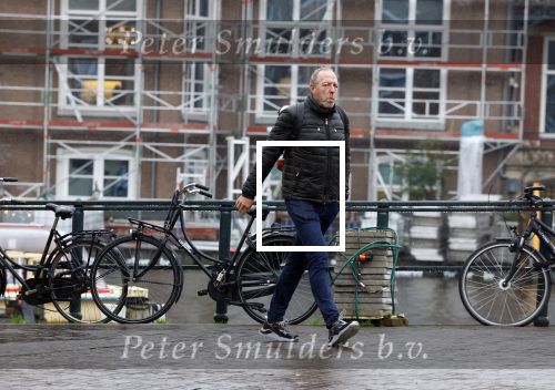 Amsterdam 19 januari 2022
Harry Piekema op straat in het centrum van Amsterdam.