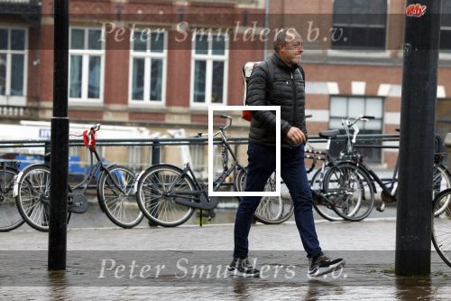 Amsterdam 19 januari 2022
Harry Piekema op straat in het centrum van Amsterdam.