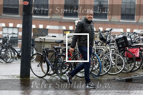 Amsterdam 19 januari 2022
Harry Piekema op straat in het centrum van Amsterdam.