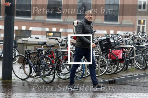 Amsterdam 19 januari 2022
Harry Piekema op straat in het centrum van Amsterdam.