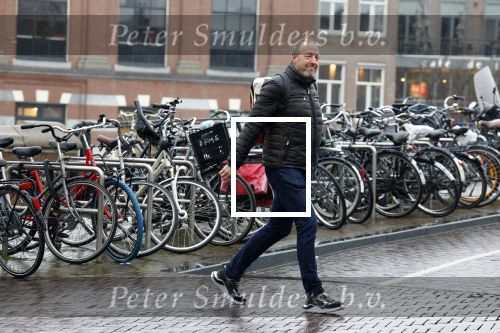 Amsterdam 19 januari 2022
Harry Piekema op straat in het centrum van Amsterdam.