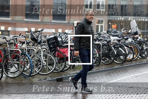 Amsterdam 19 januari 2022
Harry Piekema op straat in het centrum van Amsterdam.