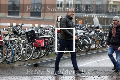 Amsterdam 19 januari 2022
Harry Piekema op straat in het centrum van Amsterdam.