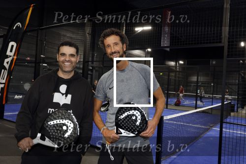 Amsterdam 12 februari 2022
Opening Plaza Padel in Amsterdam west . Aanwezig oa Ronald de Boer Jan Joost v Gangelen Kenneth Perez John v Lottum en Aron Winter.