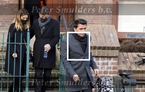 Schagen 11 januari 2022
Begrafenis / dienst van Janny Joling de moeder van Gerard Joling in het centrum van Schagen. Jan Smit