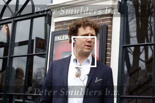 Amsterdam 19 januari 2022
Cabaretiers Bert Visscher en Jochem Myer tijdens de landelijke protestactie Kapsalon Theater in de Kleine Komedie. De cultuursector komt in actie tegen de coronamaatregelen. Tientallen theaters in heel Nederland  zijn omgebouwd tot een kapsalon.