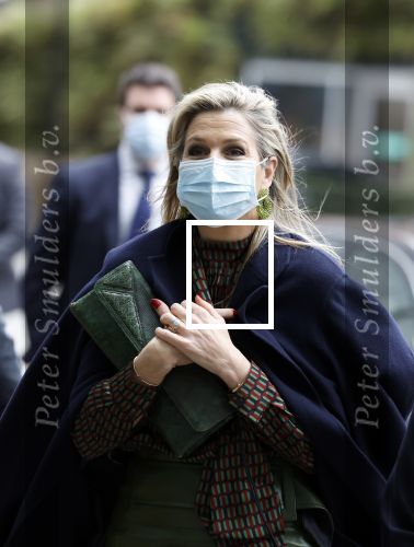 Amsterdam 16 februari 2022
Koningin Maxima arriveert bij het ABN AMRO bank kantoor op de zuidas voor bijeenkomst inclusive banking.