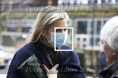 Amsterdam 16 februari 2022
Koningin Maxima arriveert bij het ABN AMRO bank kantoor op de zuidas voor bijeenkomst inclusive banking.