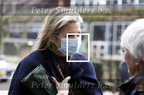 Amsterdam 16 februari 2022
Koningin Maxima arriveert bij het ABN AMRO bank kantoor op de zuidas voor bijeenkomst inclusive banking.