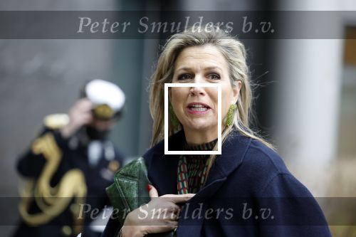 Amsterdam 16 februari 2022
Koningin Maxima arriveert bij het ABN AMRO bank kantoor op de zuidas voor bijeenkomst inclusive banking.