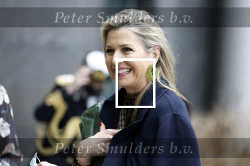 Amsterdam 16 februari 2022
Koningin Maxima arriveert bij het ABN AMRO bank kantoor op de zuidas voor bijeenkomst inclusive banking.
