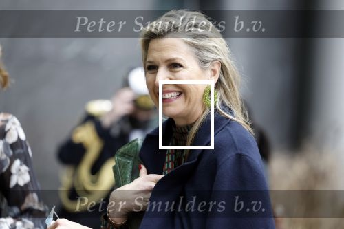 Amsterdam 16 februari 2022
Koningin Maxima arriveert bij het ABN AMRO bank kantoor op de zuidas voor bijeenkomst inclusive banking.