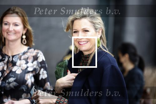 Amsterdam 16 februari 2022
Koningin Maxima arriveert bij het ABN AMRO bank kantoor op de zuidas voor bijeenkomst inclusive banking.