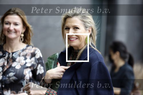 Amsterdam 16 februari 2022
Koningin Maxima arriveert bij het ABN AMRO bank kantoor op de zuidas voor bijeenkomst inclusive banking.