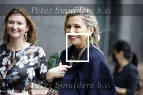 Amsterdam 16 februari 2022
Koningin Maxima arriveert bij het ABN AMRO bank kantoor op de zuidas voor bijeenkomst inclusive banking.