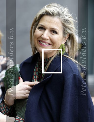 Amsterdam 16 februari 2022
Koningin Maxima arriveert bij het ABN AMRO bank kantoor op de zuidas voor bijeenkomst inclusive banking.