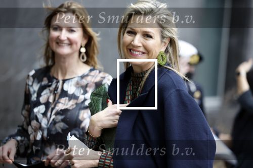 Amsterdam 16 februari 2022
Koningin Maxima arriveert bij het ABN AMRO bank kantoor op de zuidas voor bijeenkomst inclusive banking.