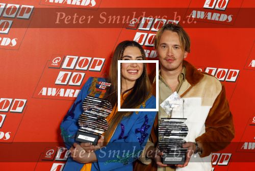 Hilversum 10 januari 2022
Q music awards in studio 21 op het mediapark in Hilversum. Snelle ( Lars Bos) en maan ( Steenwinkel)