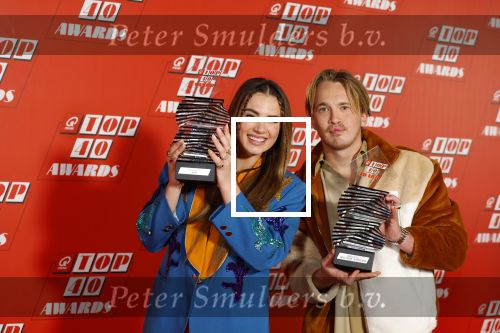 Hilversum 10 januari 2022
Q music awards in studio 21 op het mediapark in Hilversum. Snelle ( Lars Bos) en maan ( Steenwinkel)