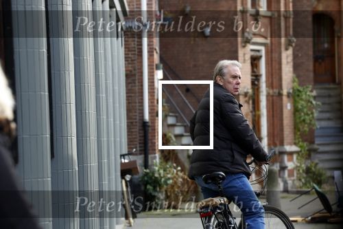 Amsterdam 2 februari 2022
Maarten Spanjer op de fiets in Amsterdam zuid