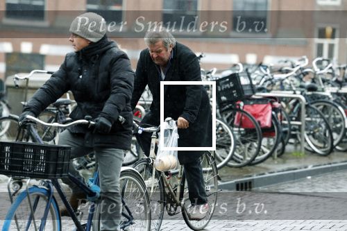Amsterdam 19 januari 2022
Michiel Romeijn op de fiets in het centrum van Amsterdam.