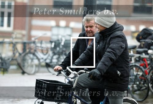 Amsterdam 19 januari 2022
Michiel Romeijn op de fiets in het centrum van Amsterdam.