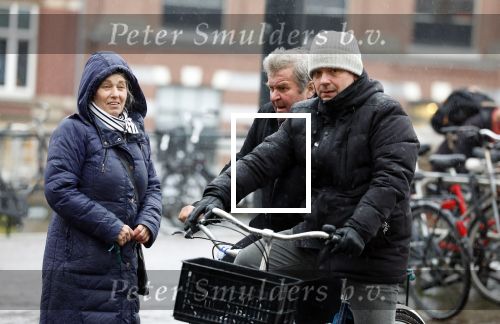 Amsterdam 19 januari 2022
Michiel Romeijn op de fiets in het centrum van Amsterdam.