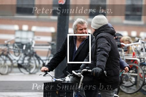 Amsterdam 19 januari 2022
Michiel Romeijn op de fiets in het centrum van Amsterdam.