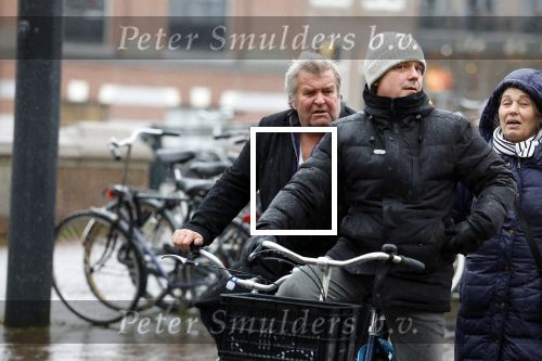 Amsterdam 19 januari 2022
Michiel Romeijn op de fiets in het centrum van Amsterdam.