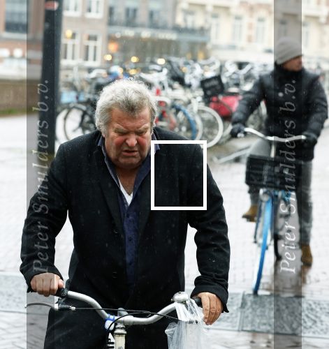 Amsterdam 19 januari 2022
Michiel Romeijn op de fiets in het centrum van Amsterdam.