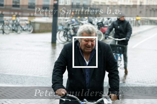 Amsterdam 19 januari 2022
Michiel Romeijn op de fiets in het centrum van Amsterdam.