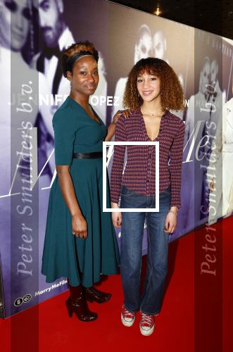 Amsterdam 7 februari 2022
Premiere Marry me in pathe arena.
Milouska Meulens  met haar dochter