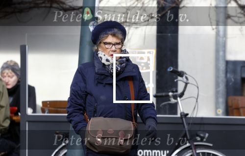 Amsterdam 11 februari 2022
Odette van Thijn-Taminiau op straat in Amsterdam zuid