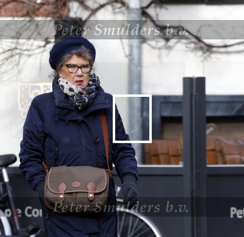 Amsterdam 11 februari 2022
Odette van Thijn-Taminiau op straat in Amsterdam zuid