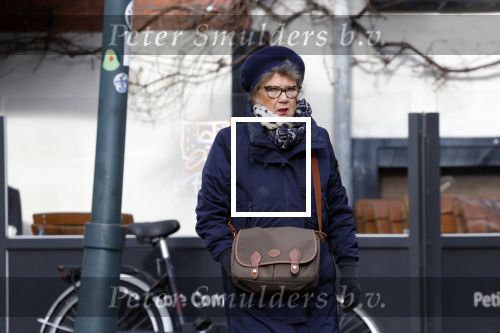 Amsterdam 11 februari 2022
Odette van Thijn-Taminiau op straat in Amsterdam zuid