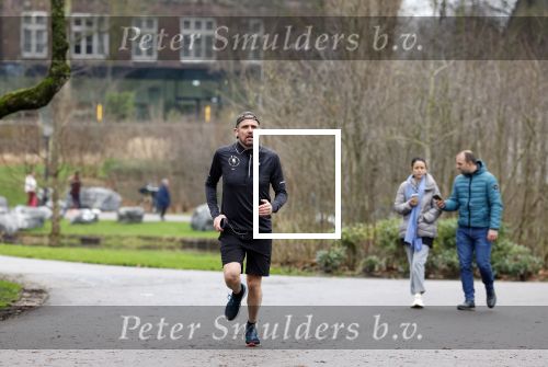 Amsterdam 14 januari 2022
Patrick Martens hard lopend in het Oosterpark in Amsterdam.