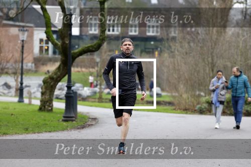 Amsterdam 14 januari 2022
Patrick Martens hard lopend in het Oosterpark in Amsterdam.