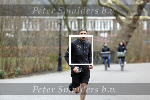 Amsterdam 14 januari 2022
Patrick Martens hard lopend in het Oosterpark in Amsterdam.