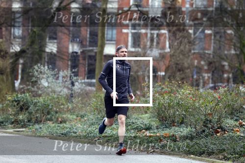 Amsterdam 14 januari 2022
Patrick Martens hard lopend in het Oosterpark in Amsterdam.